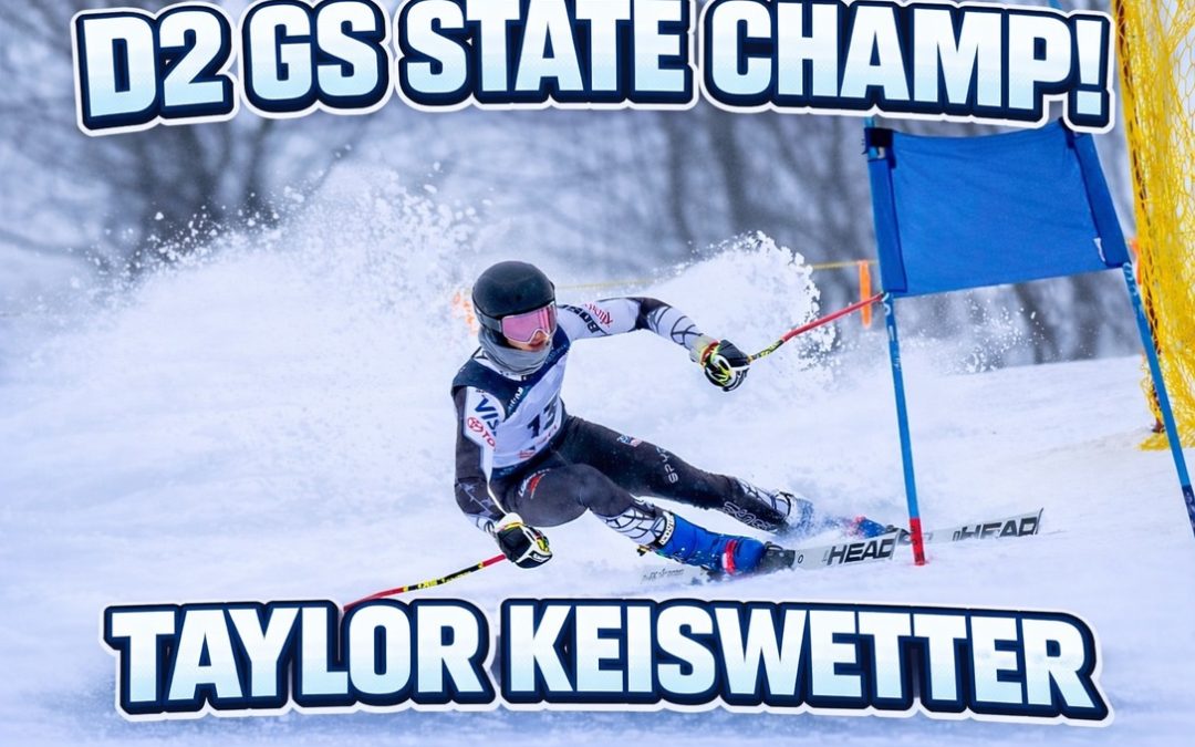 Congratulations to Taylor Keiswetter on his GS State Title!
